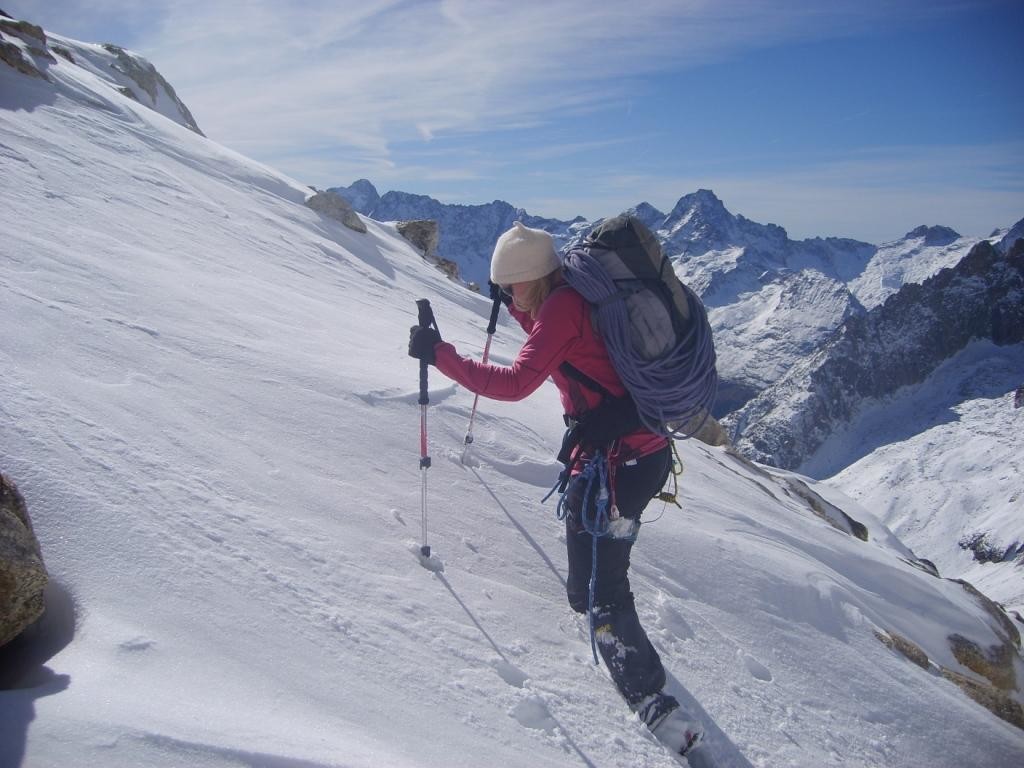 Ca brasse pour montée à la brèche des Clochetons