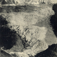 Le glacier des Bossons fin du 19ème siècle