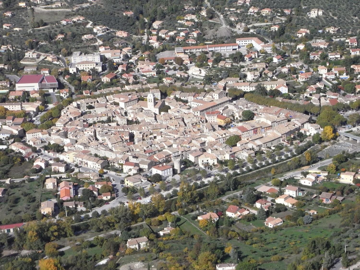 Buis les Baronnies depuis le rocher de Saint Julien