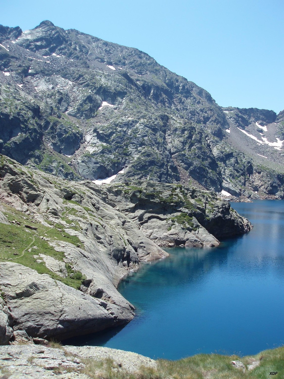 pic de Tristagne et étang Fourcat (Ariège)