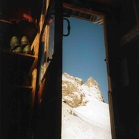 La meije depuis le refuge de l'Aigle