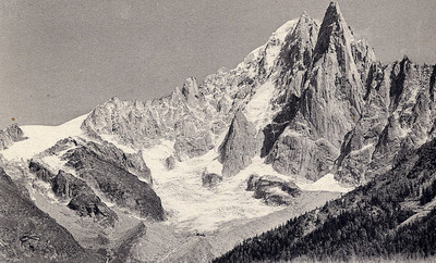 Glaciers du Nant Blanc et des Drus vers 1910