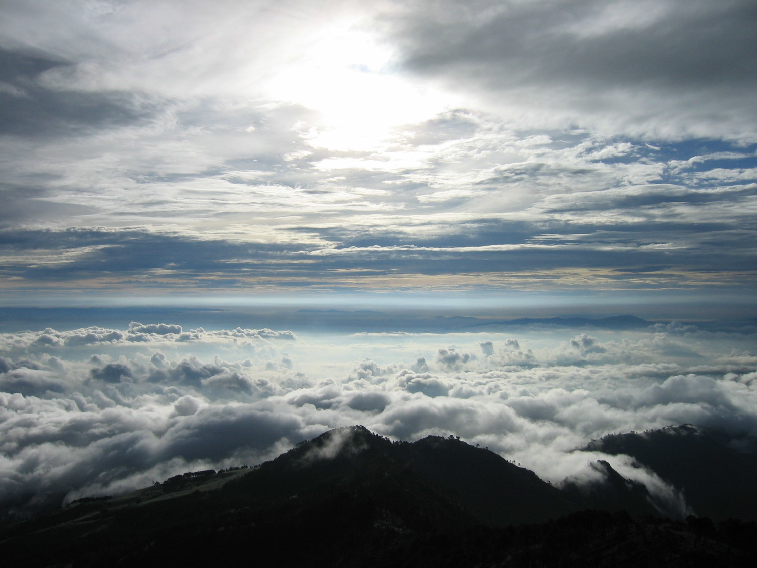 En redescendant du Tajamulco 4220m Guatemala