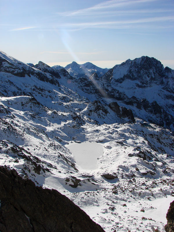 Gélas: le lac Blanc