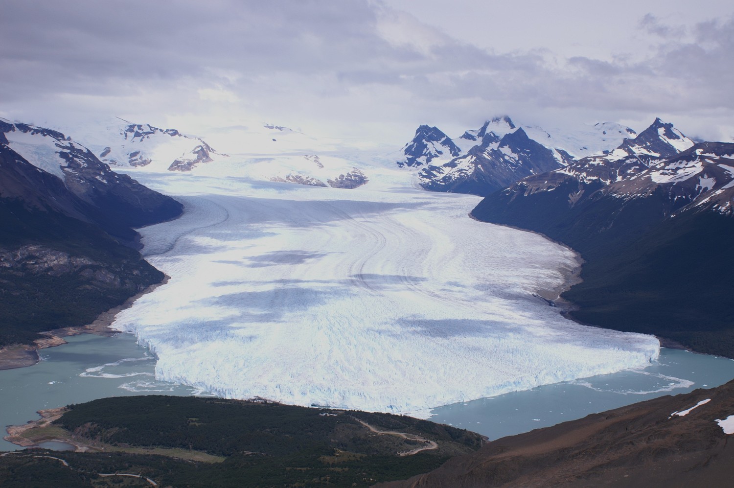 El glaciar Perito Moreno