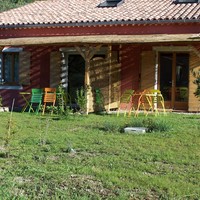 Vue extérieur de l' éco-gîte