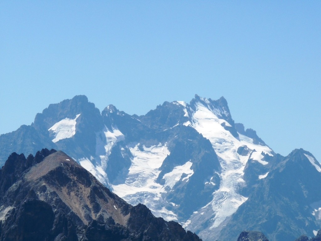 en montant au Pic du Lac Blanc
