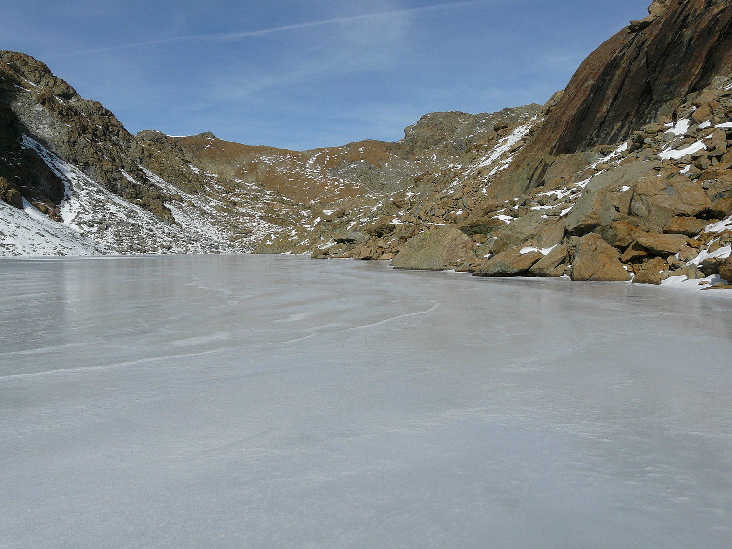 Le lac Gelé (c'est son nom)
