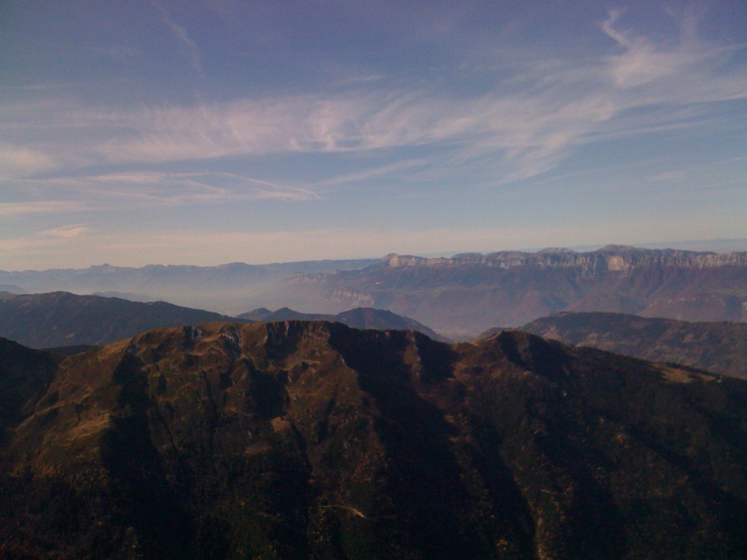 Dent de Crolles depuis les Grands moulins