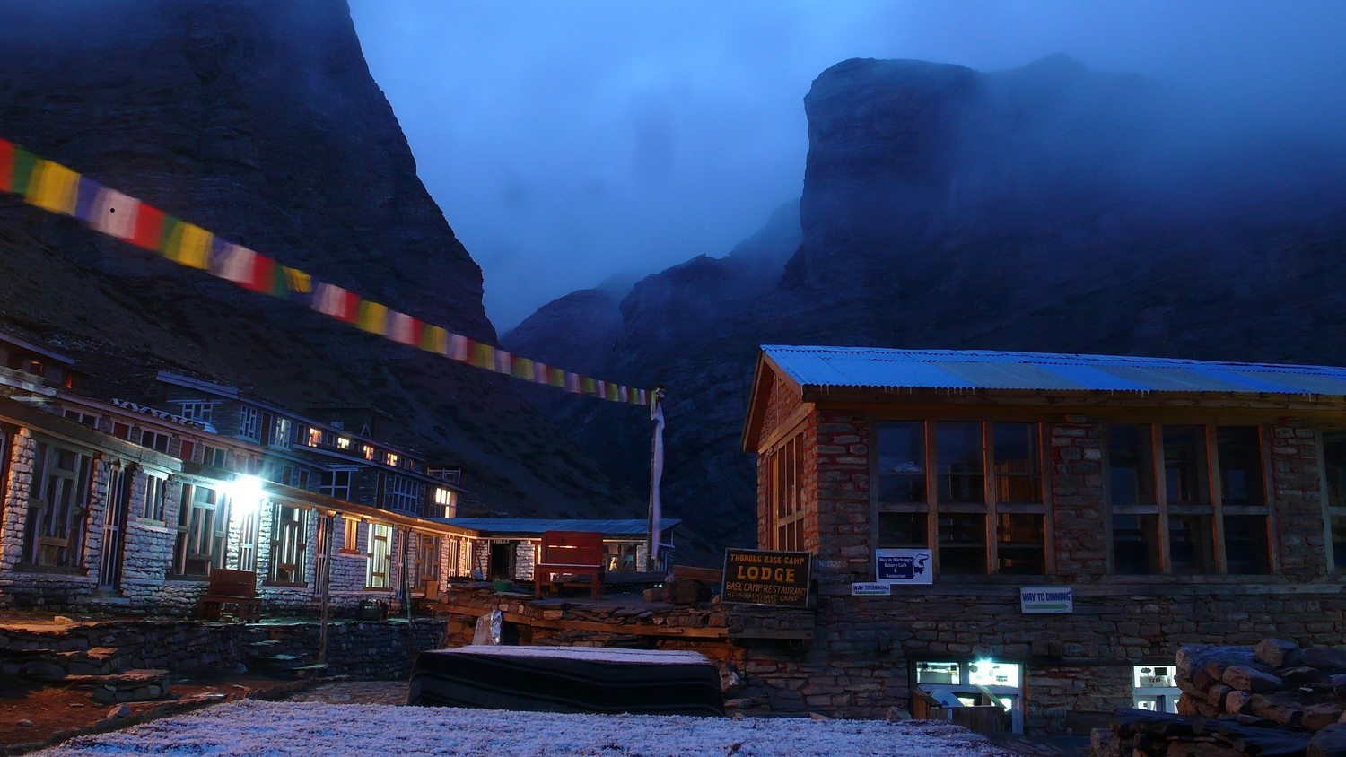 Lodge sous Thorong La Pass