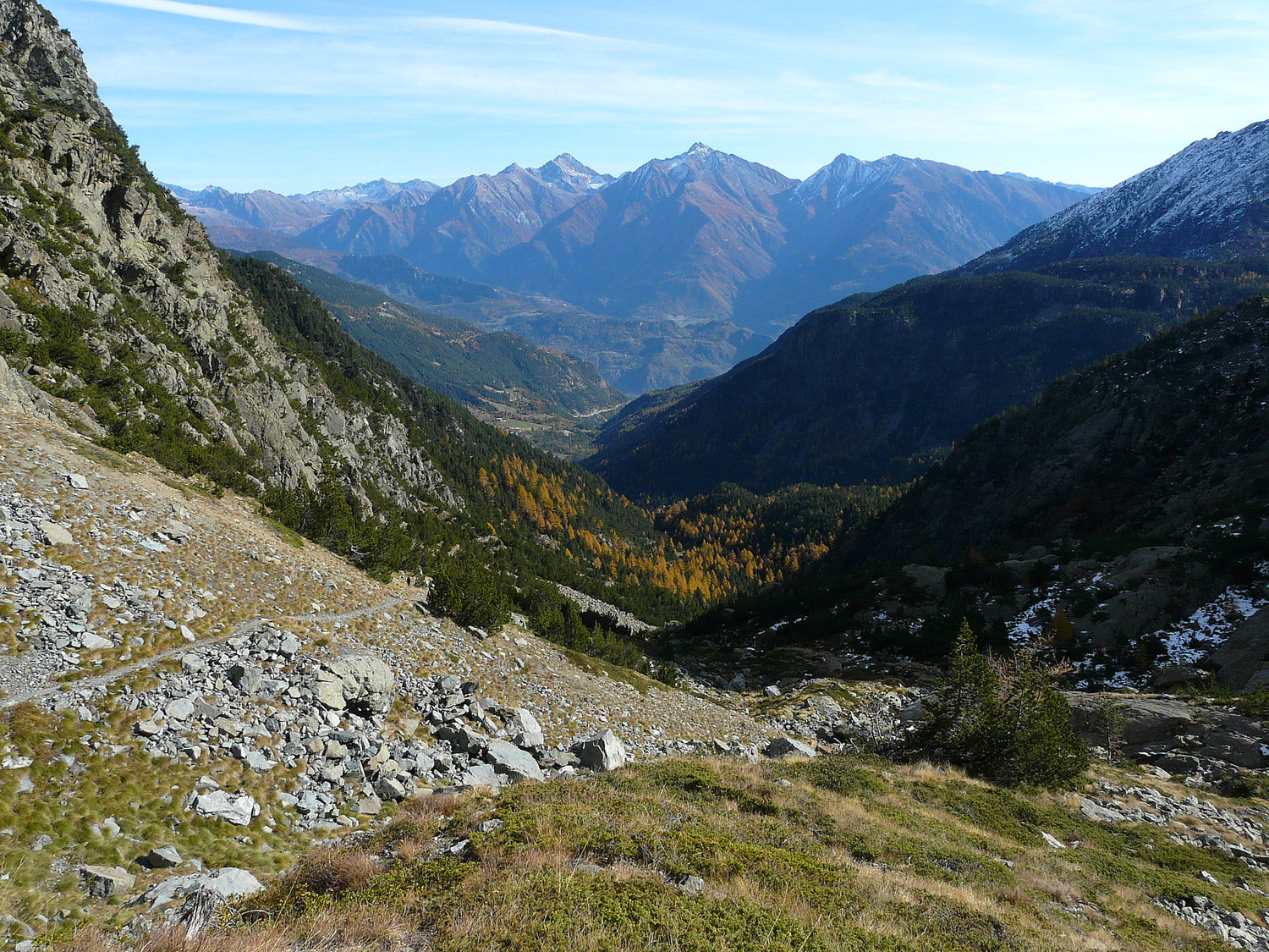 Le vallon du lac Gelé