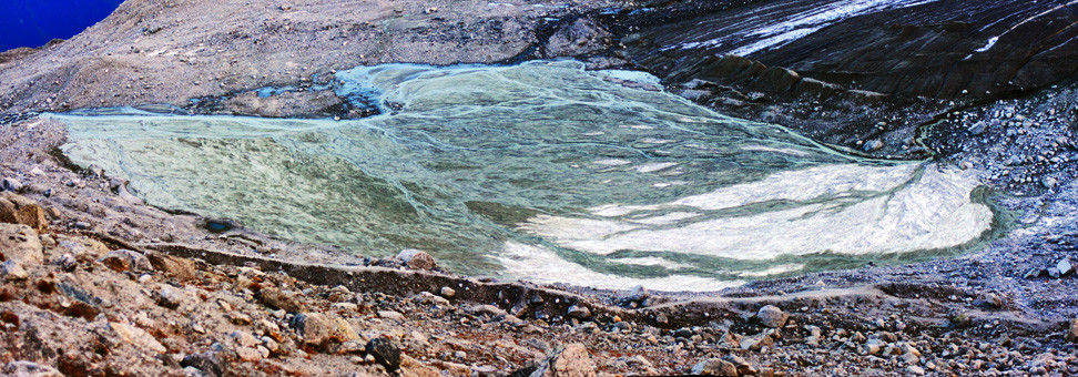 Front du glacier d'Orny