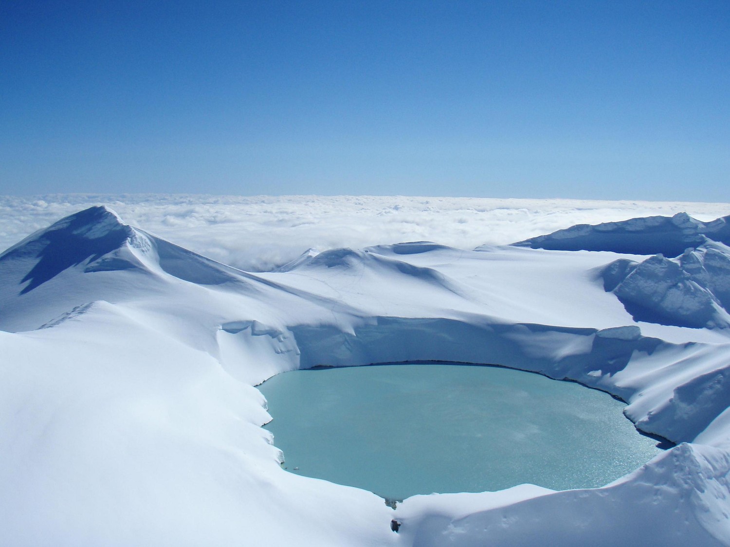 Sommet Mt Ruapehu - Nouvelle-Zélande