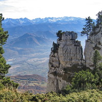 entre croix de l'alpe et gd manti