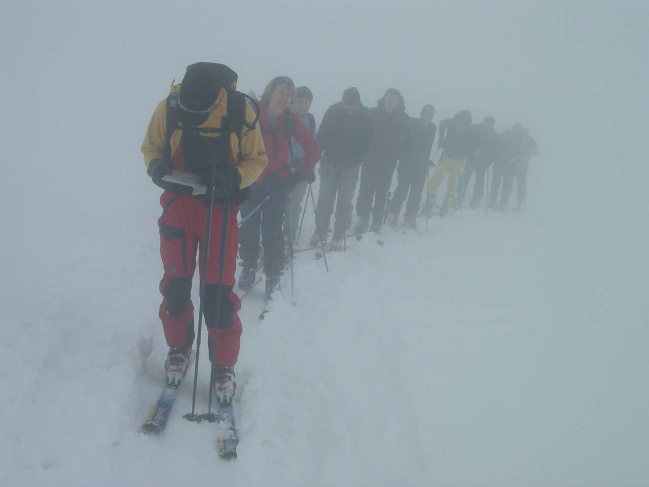 dans les brouillard