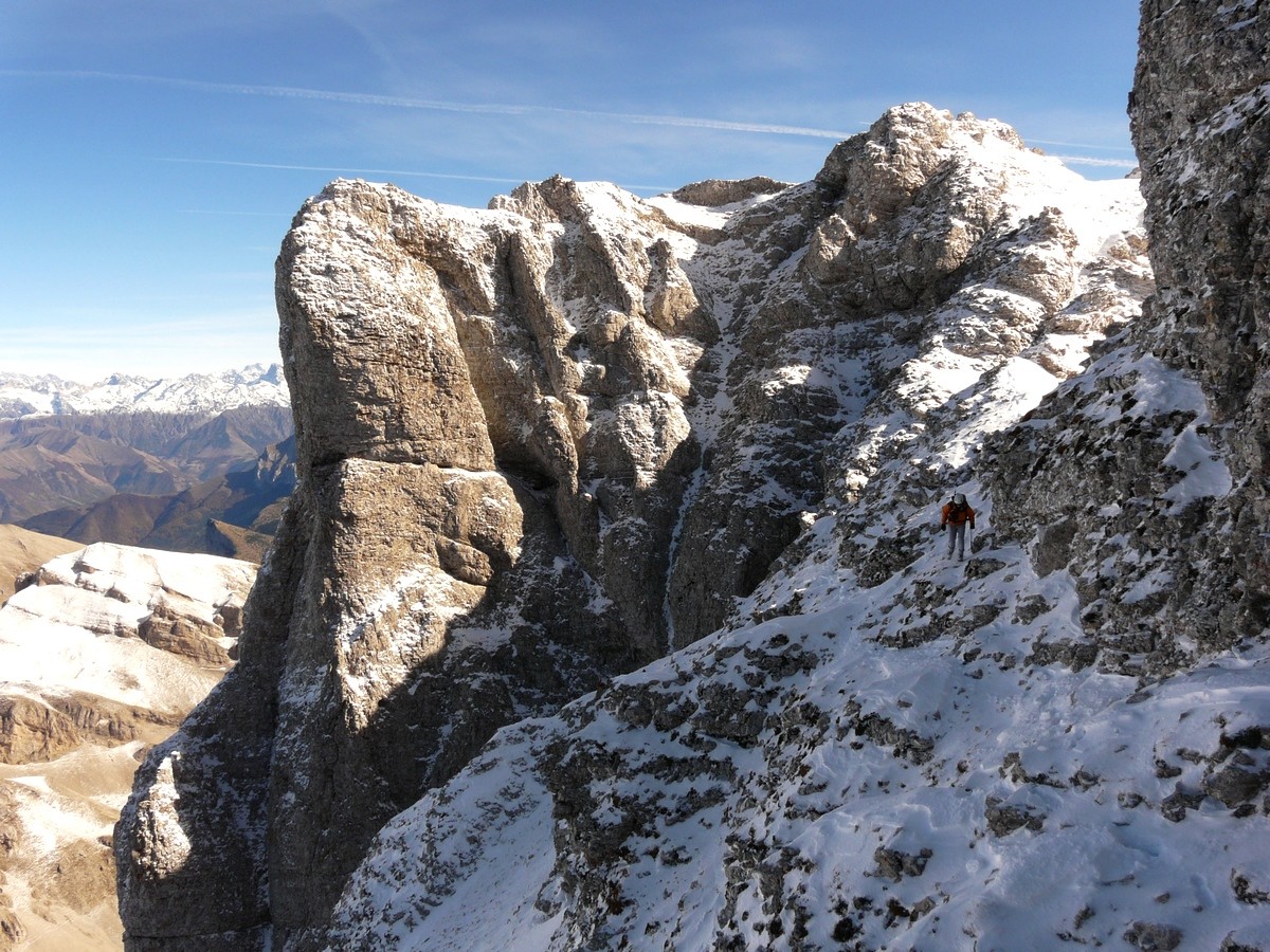 Arête de l'Etoile - contournement versant N