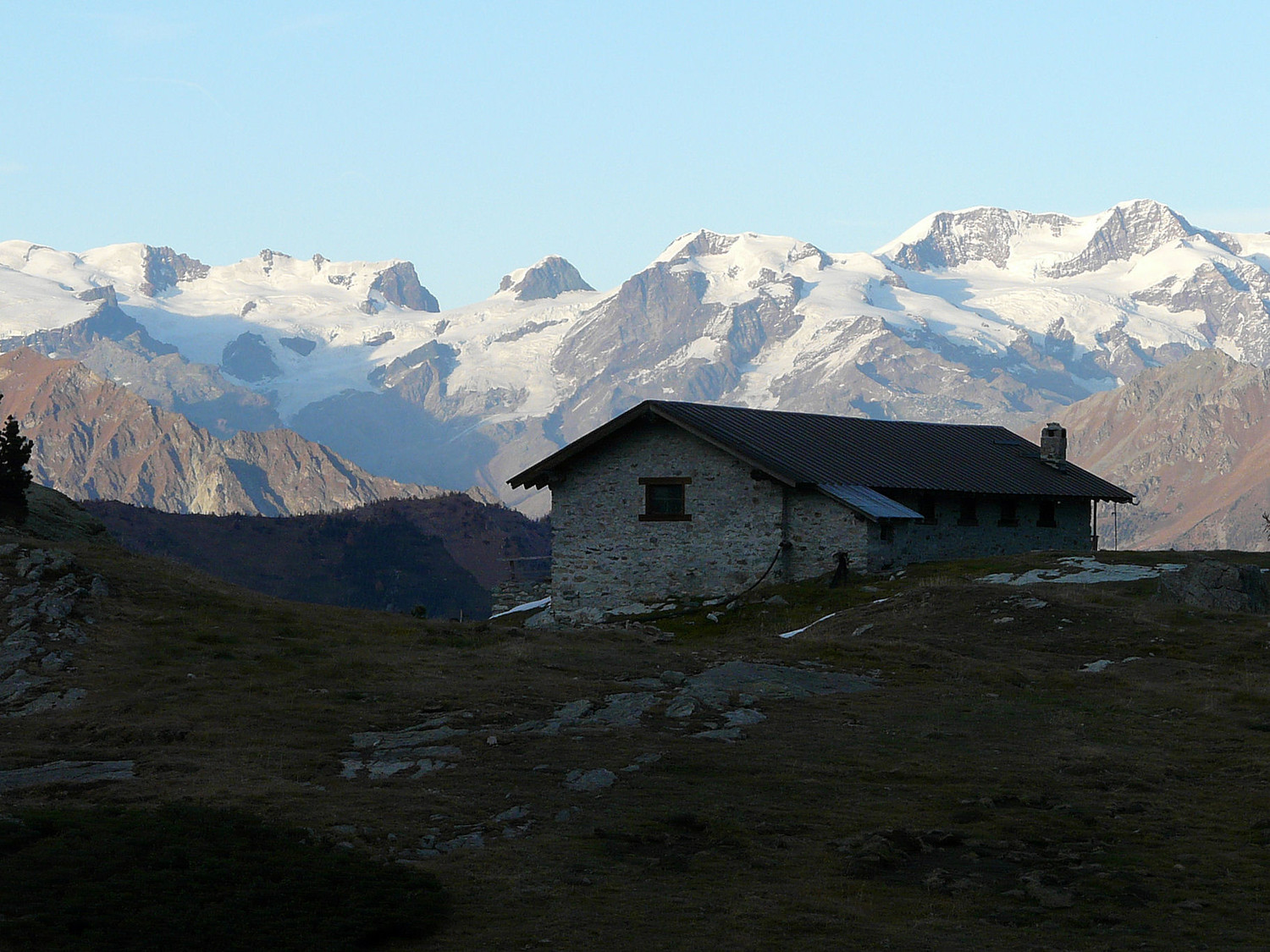 Vue de puis l'alpage de Coucy (Parc du Mont Avic)
