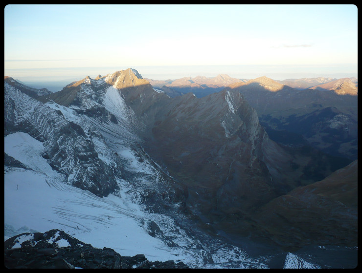 Lever de soleil sur la Dent de Barme