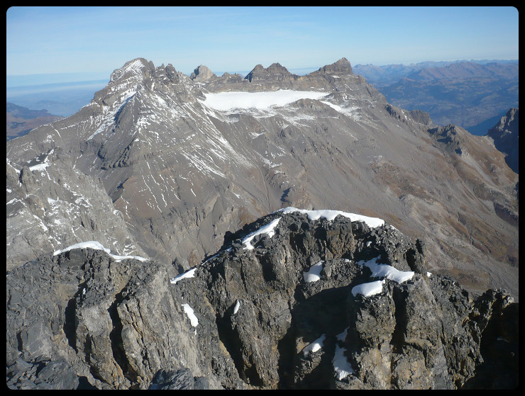 Les Dents du midi et Plan névé