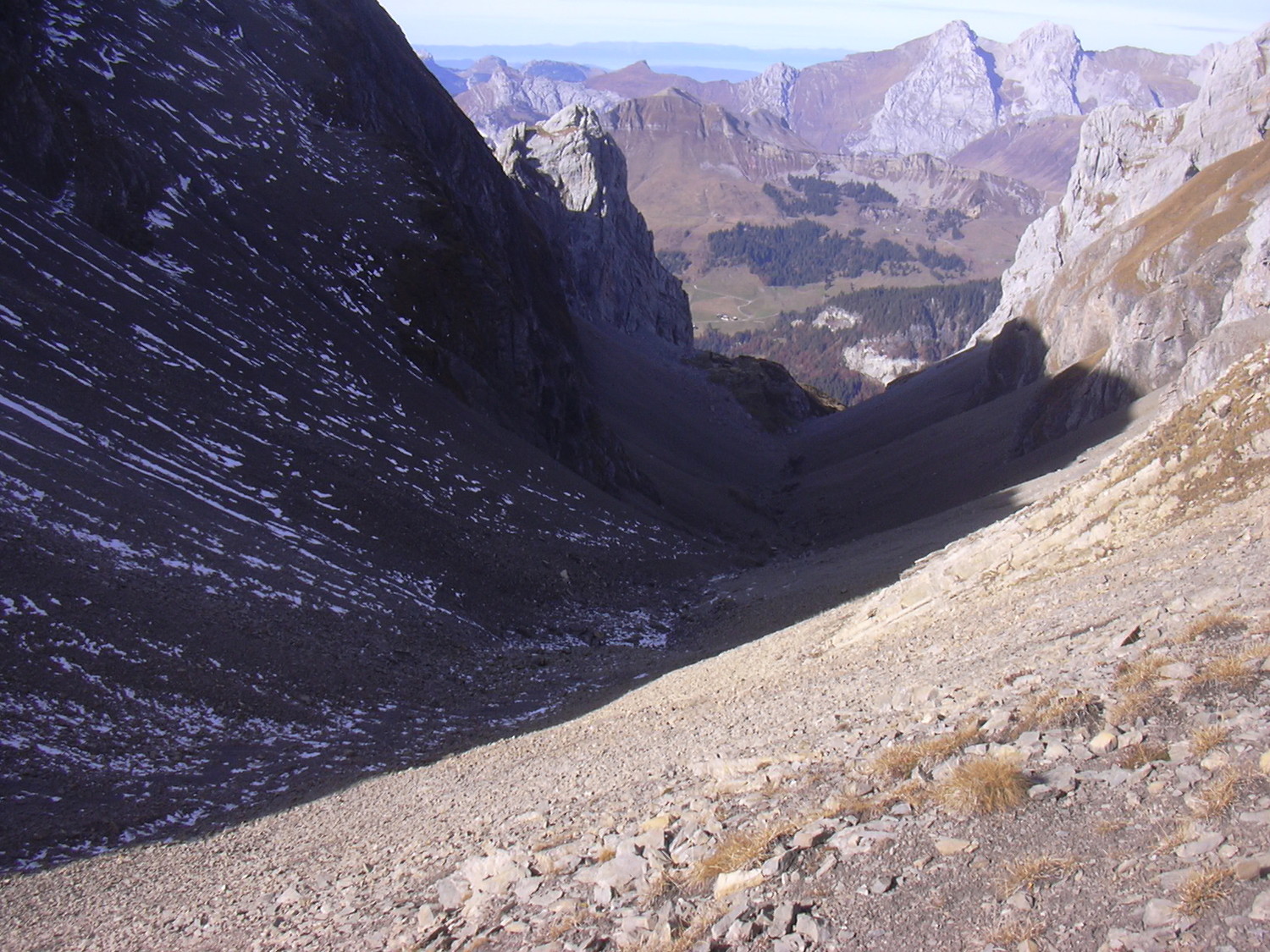 La combe vue d'en haut