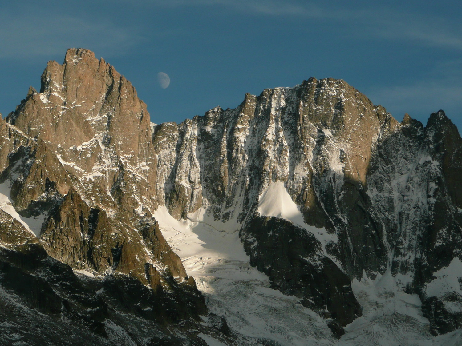 Petites Jorasses & Aiguille de Leschaux