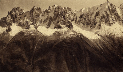 Les aiguilles de Chamonix (année 1890 environ) Les aiguilles de Chamonix (année 1890 environ)
