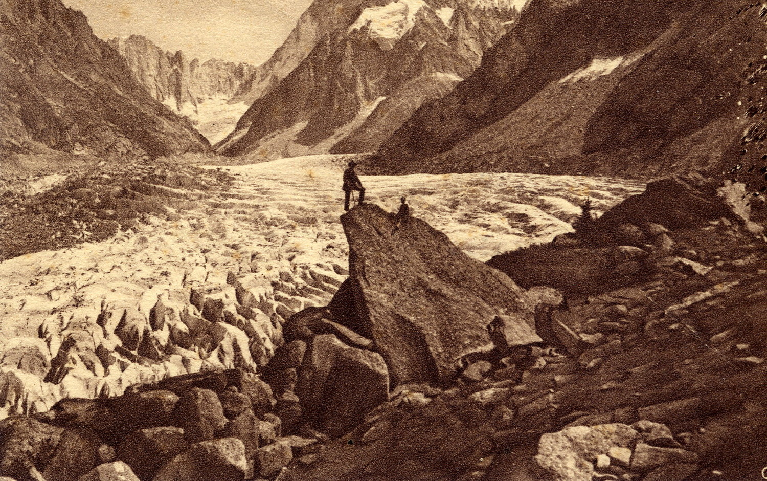 La Mer de Glace vers 1890