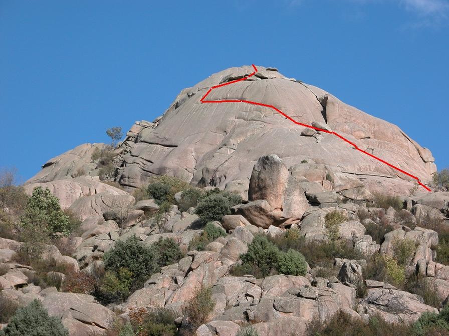La tortuga Cara sur-oeste, Asan 100m IV+
