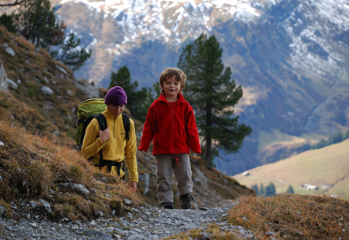 Montée à l'Engelhornhütte