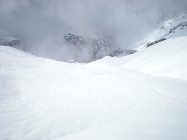 chalets sur les pistes de flaine