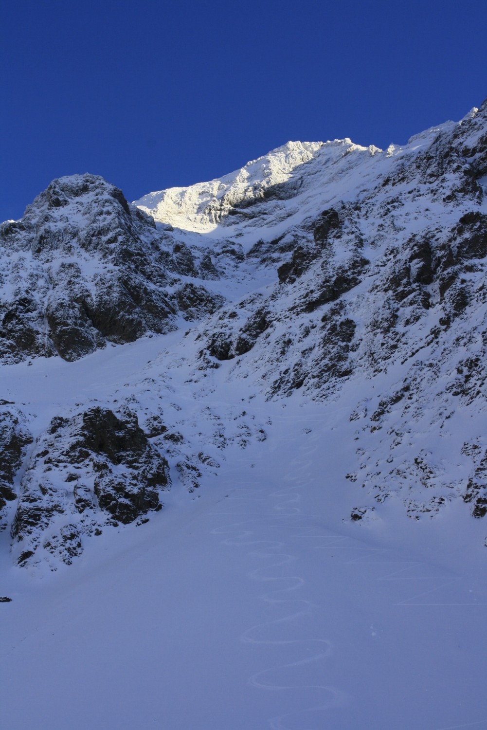 L'entrée du vallon vue de la Combe de Laurichard, après la descente