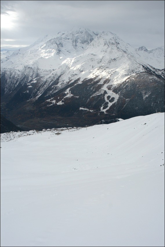 Descente, c'est tout droit (piste des Marmottes)