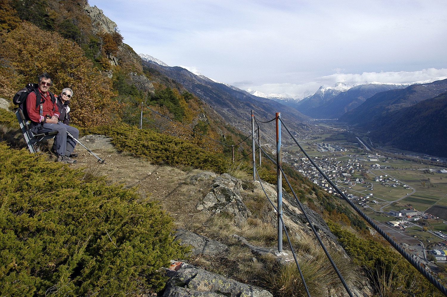 Vue sur Gampel