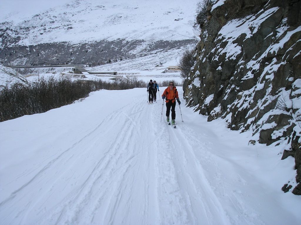 Jana dans la montée
