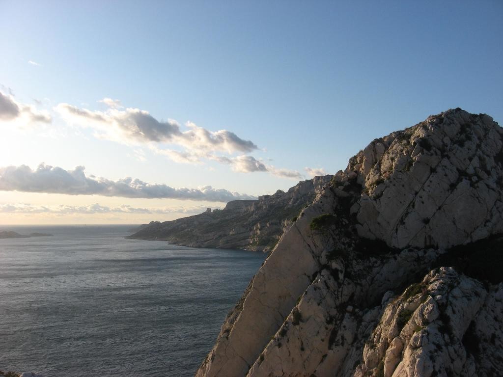 Paysage à la sortie de la voie