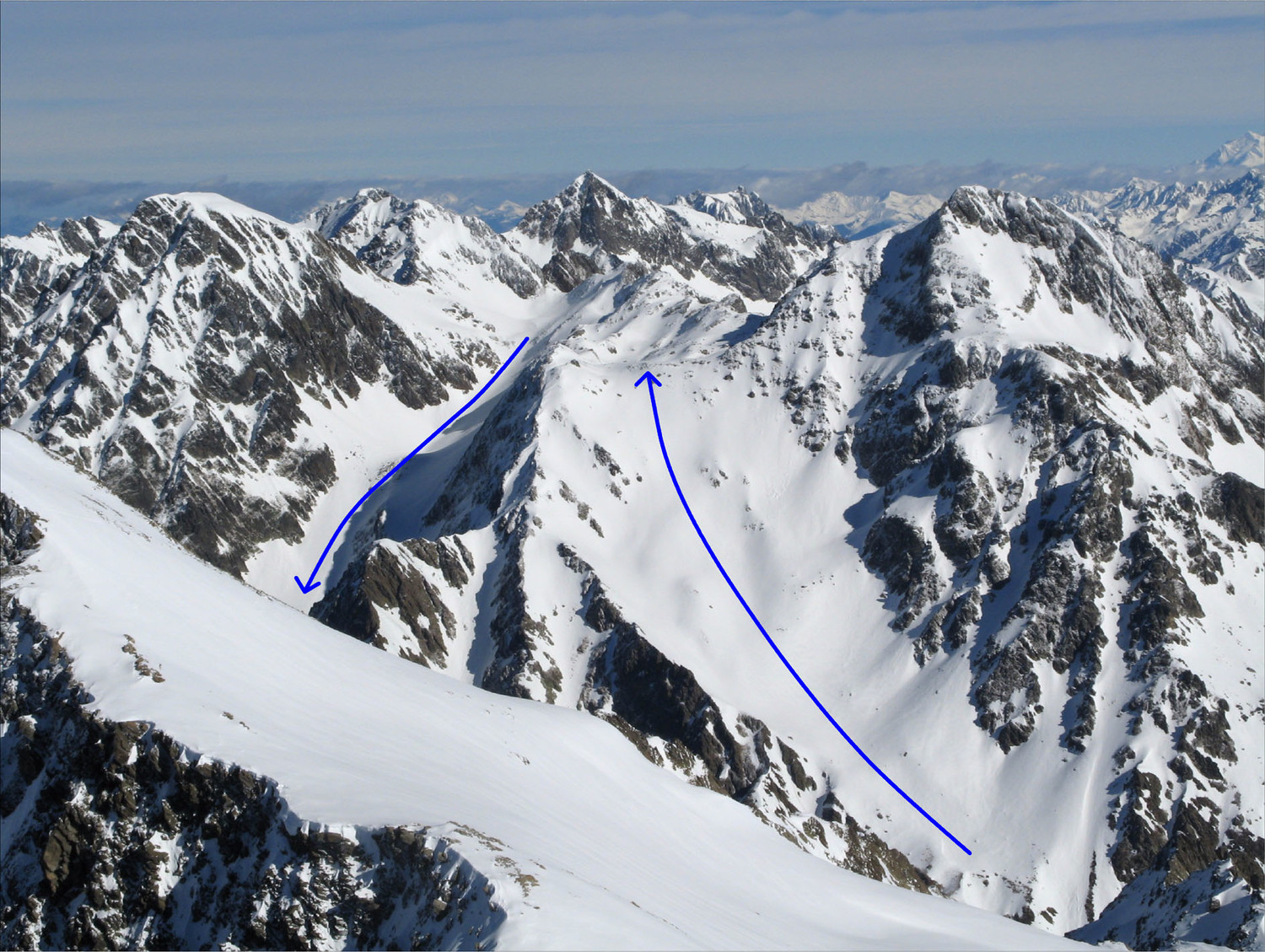 Col du Tépey : Traversée Brabant >> Plagne Vaumard
