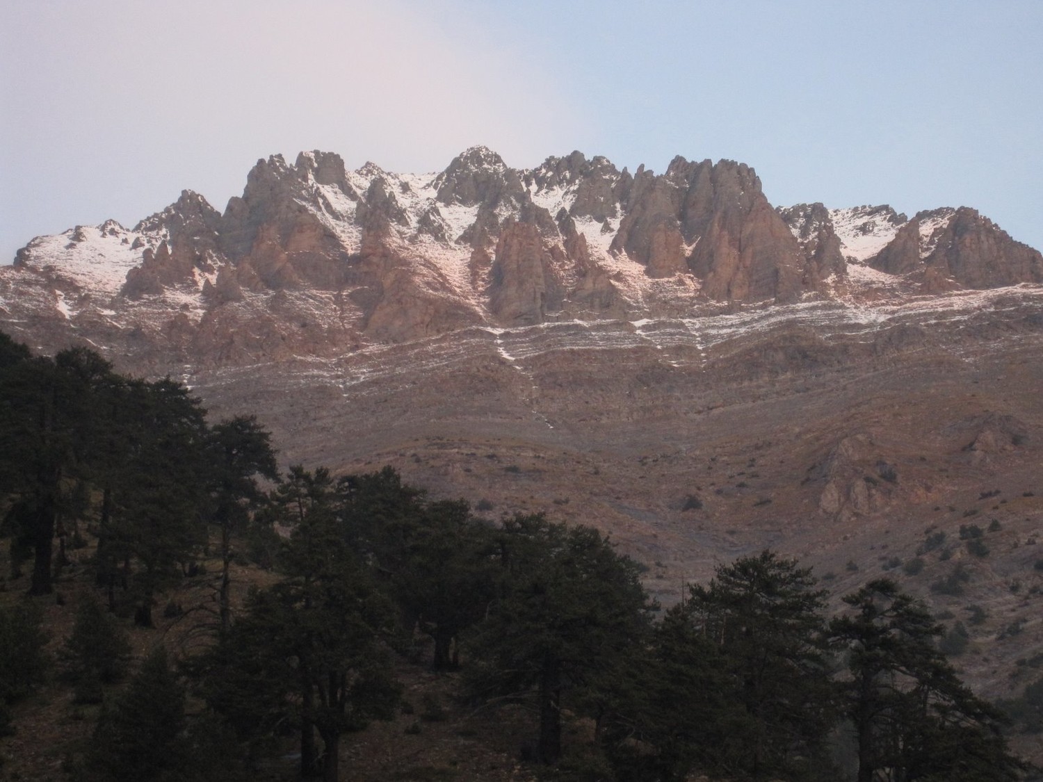 Mont Olympe vu depuis le refuge A