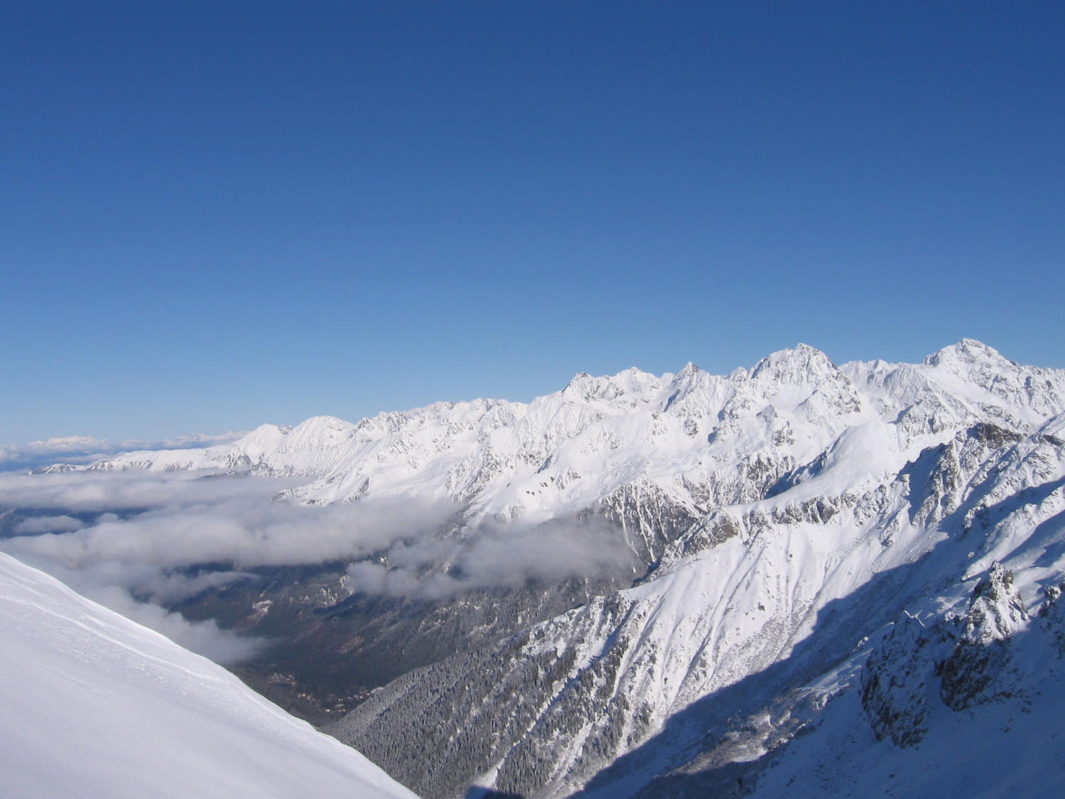Depuis le col