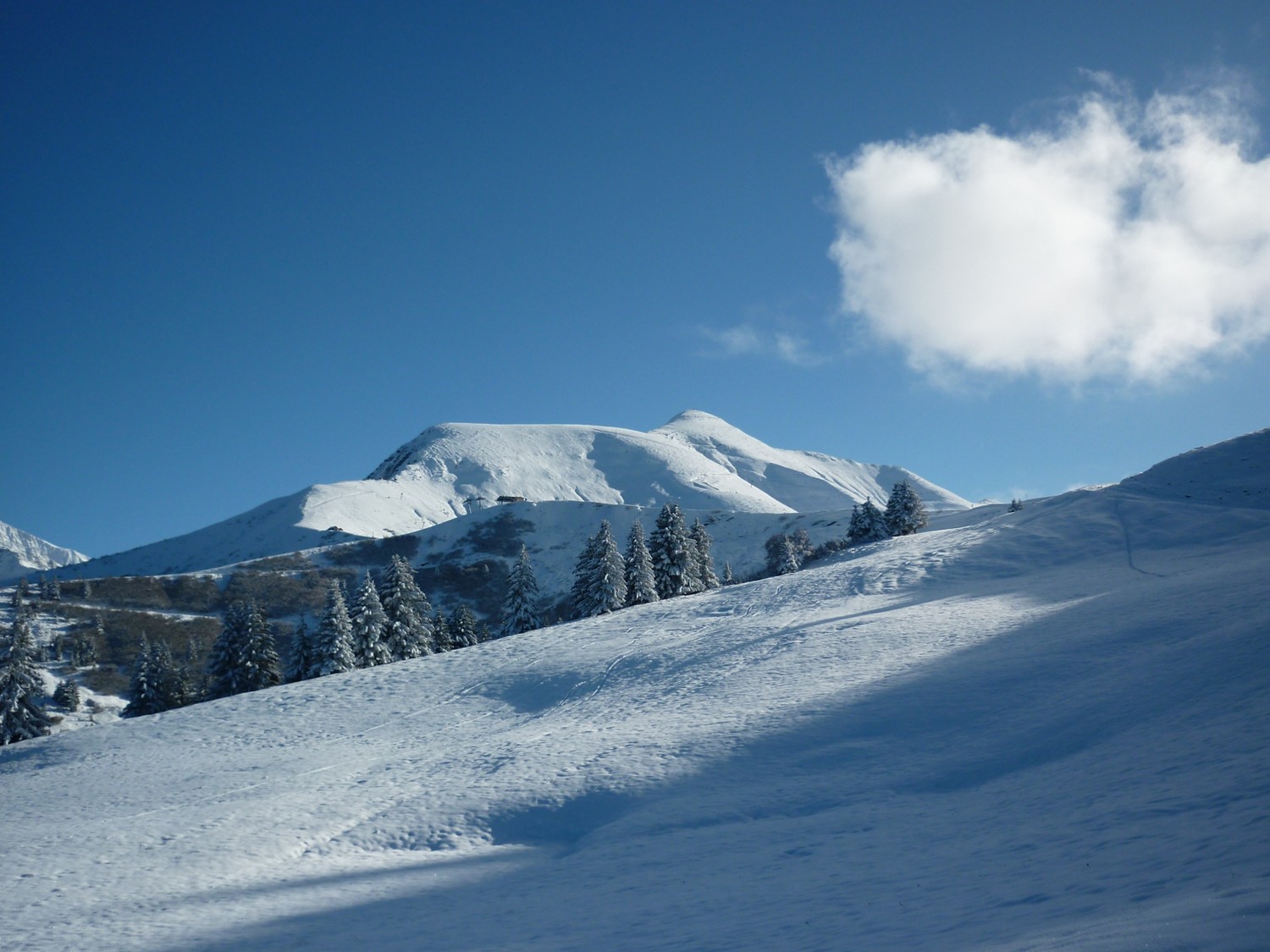 Le Mont Joly, lors de la montée au col du Christ