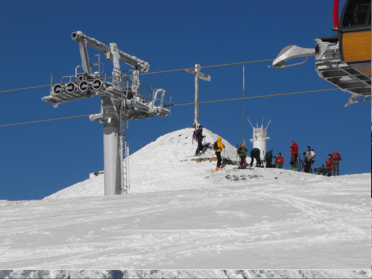 Arrivée à la Croix de Chamrousse