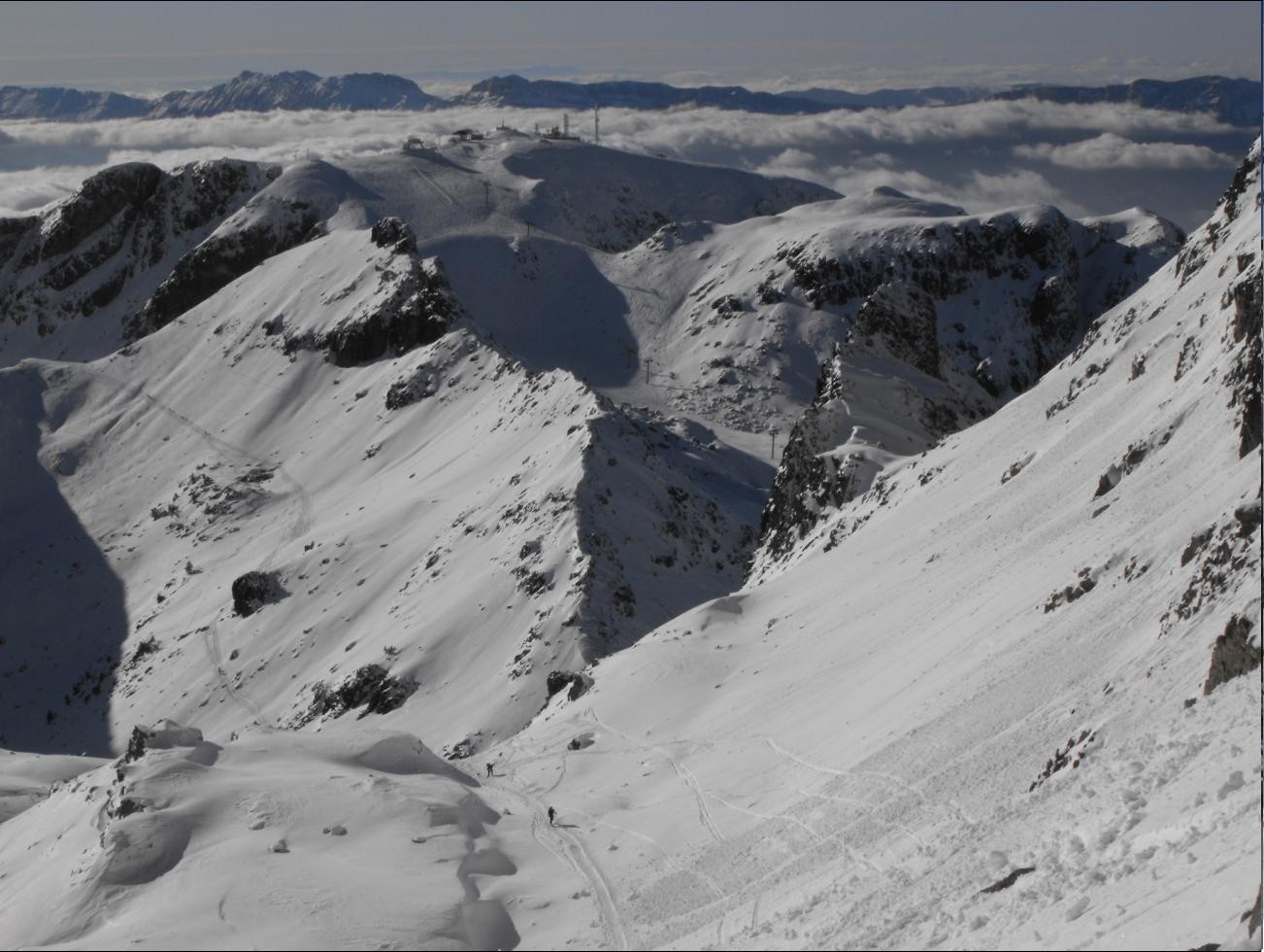 La Croix de Chamrousse, depuis la descente de la Combe des Vans