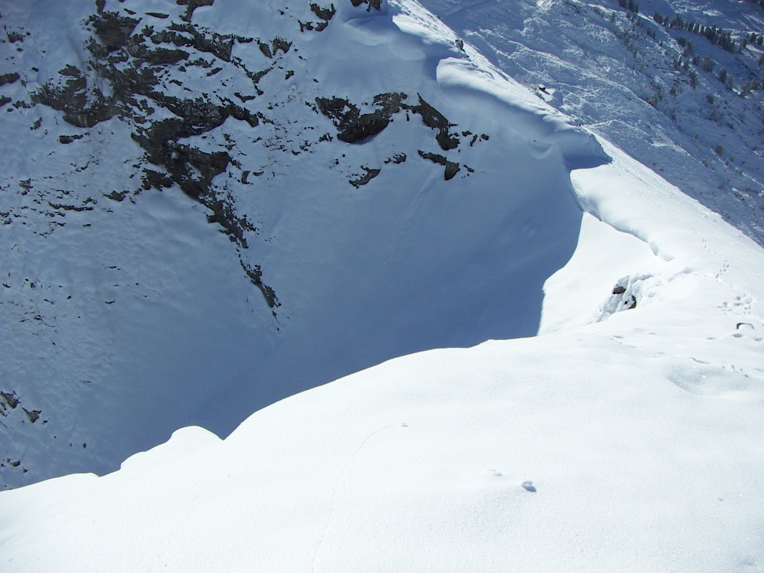 départ du couloir tete de Véret