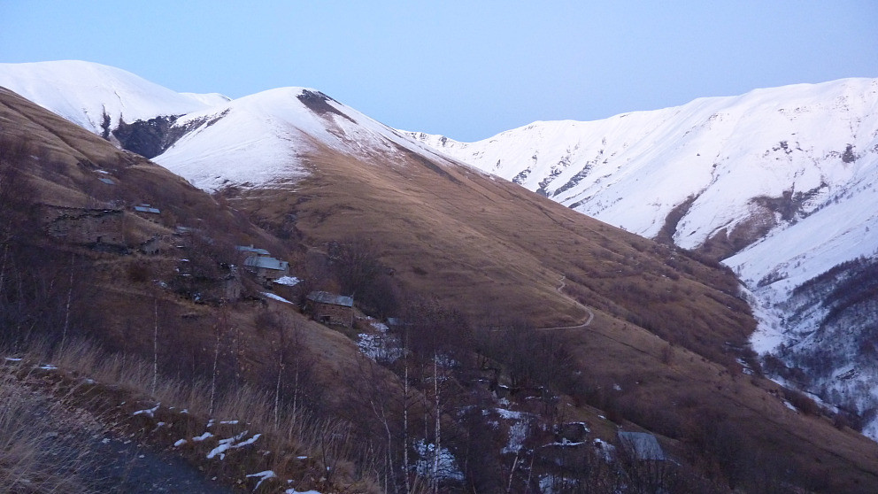 Enneigement du versant S de la Quarlie