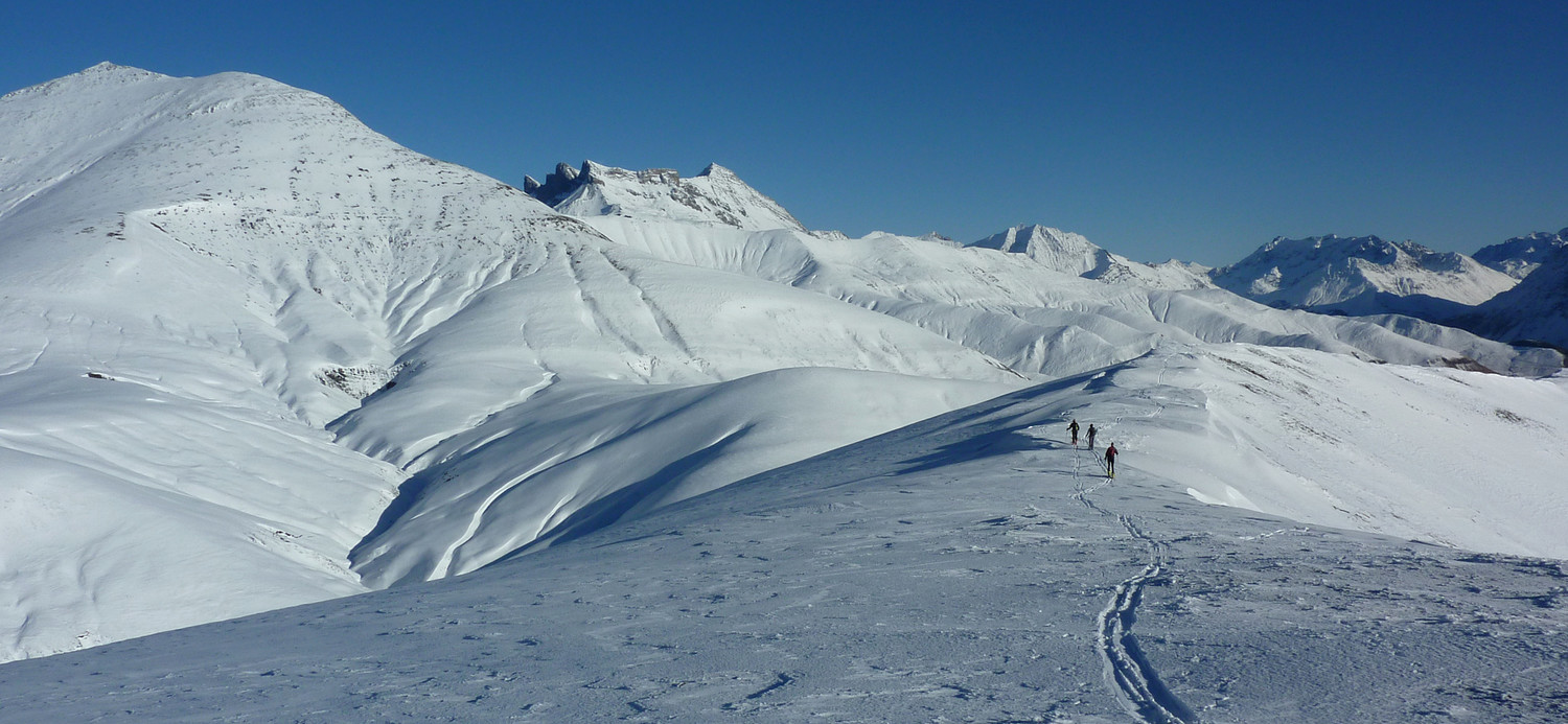 sur la crête Pointe Pissette >> Tête du Vallon