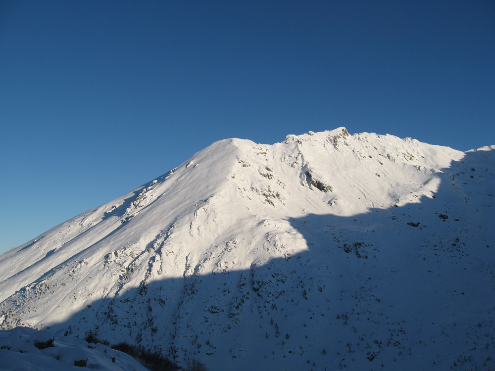 Pointe du Sifflet : dans la montée, vue sur le Jas des Lièvres