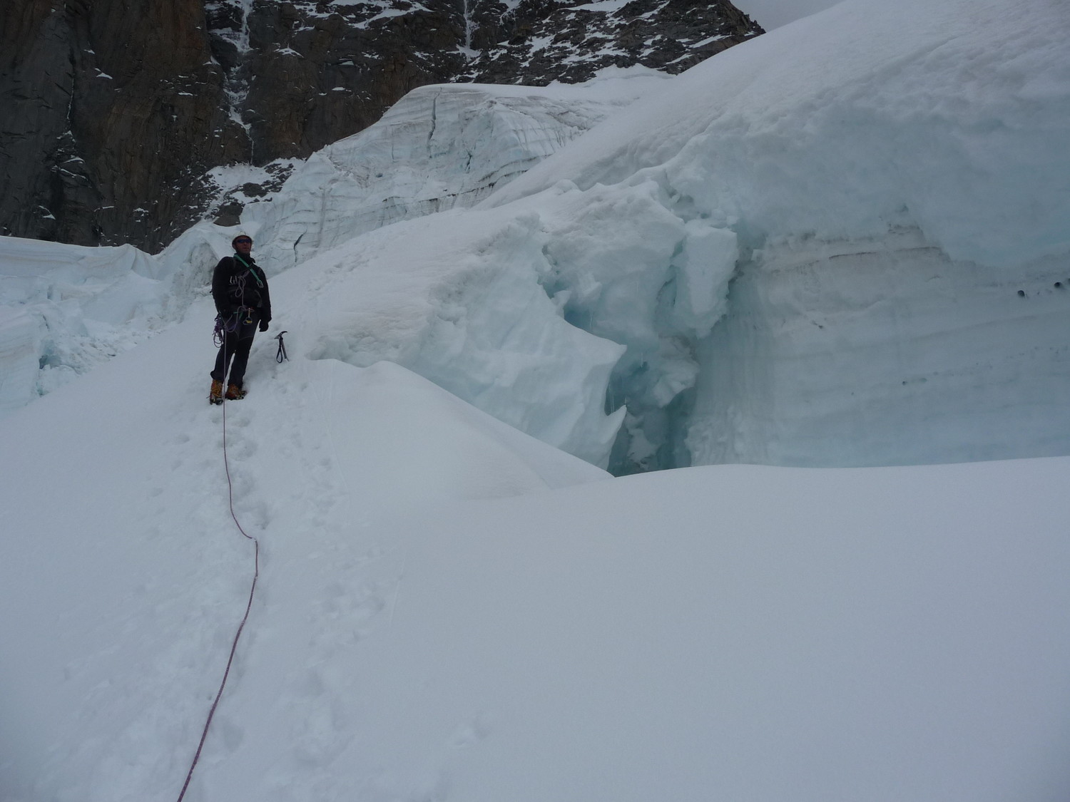 le glacier du brouillard