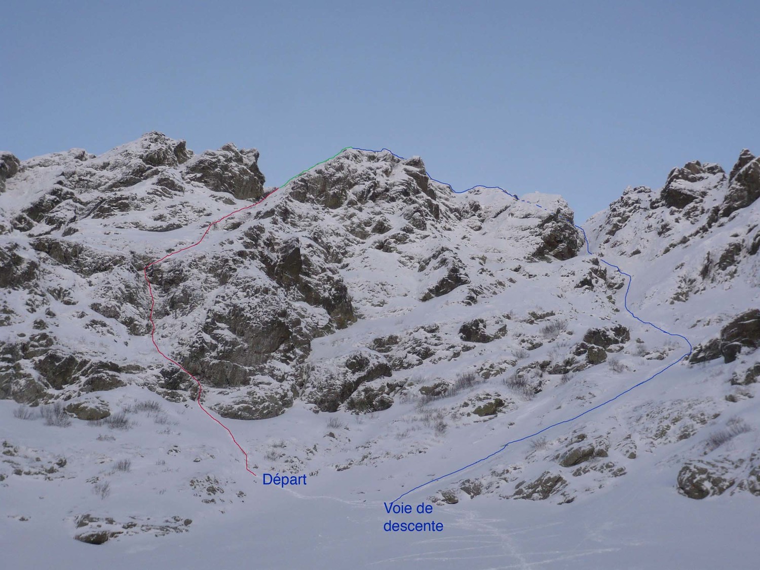 Topo de la voie