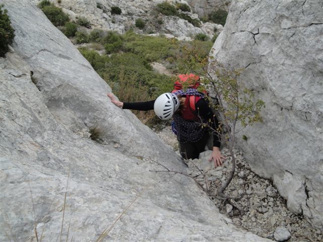 petit couloir entre les deux terrasses
