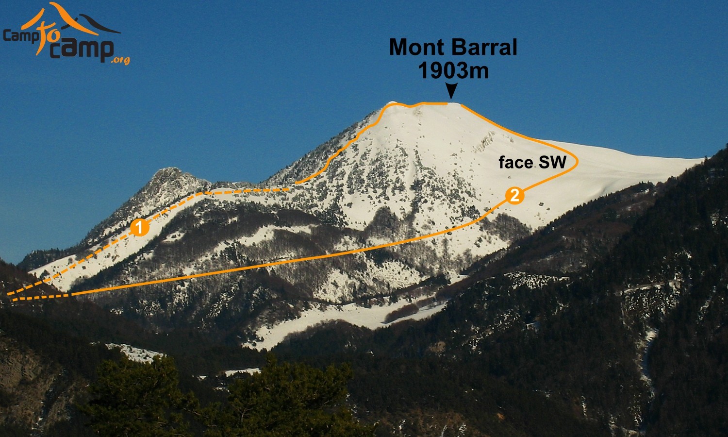 Boucle du Barral depuis le Col de Menée