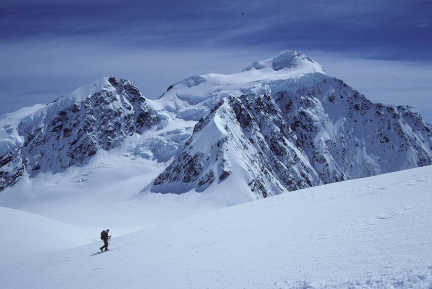Elie de Beaumont, montée au Hochstetter Dom (NZ)